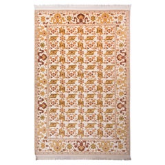 New Ushak Carpet Turkish Central Anatolian Wool Hand Woven Oushak Ushak Rug