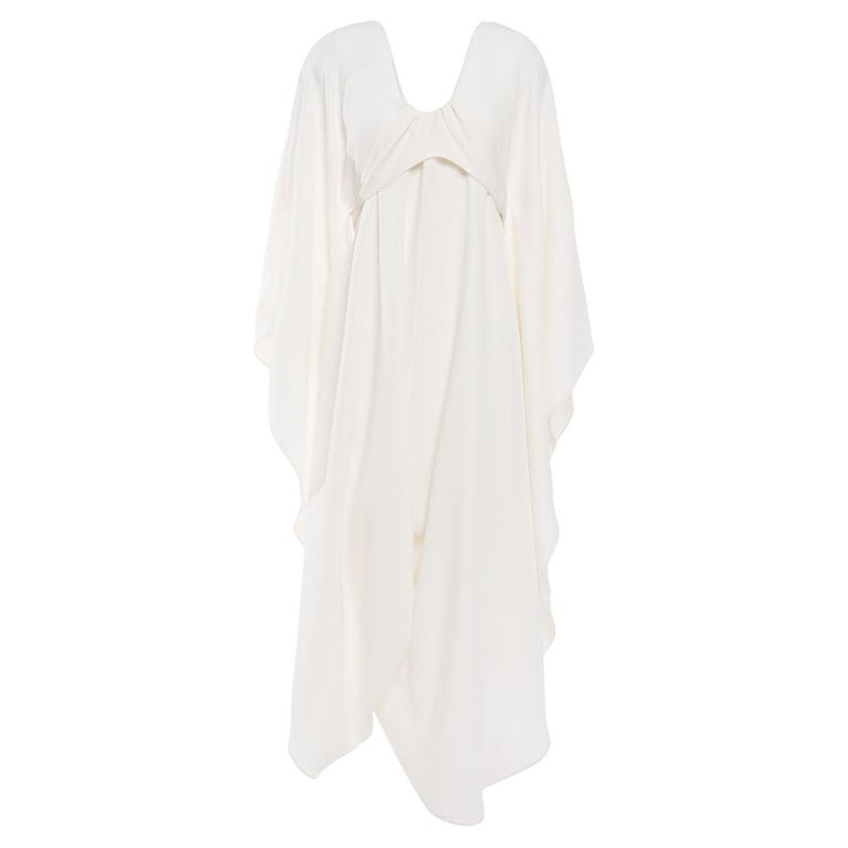 NEW Valentino Draped Cady Silk Evening Bridal Goddess Gown Cape Dress 8 NEW Valentino Draped Cady Silk Evening Bridal Goddess Gown Cape Dress 8
