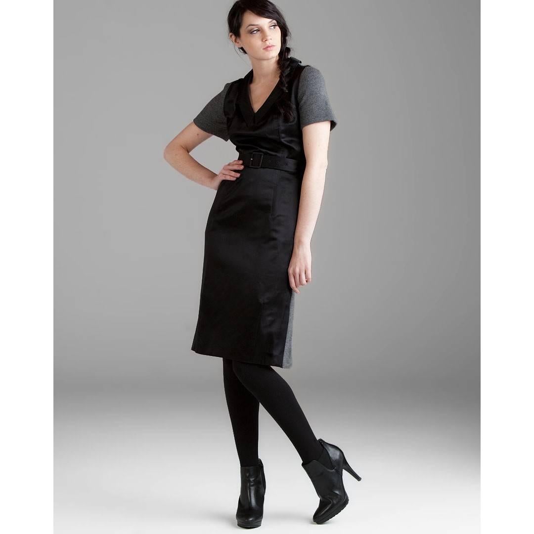 Nuovo vestito da giorno in seta e maglia di Vera Wang Lavender Label Cocktail Sz 4 3