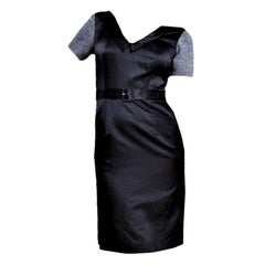 New Vera Wang Lavender Label Silk and Knit Cocktail Day Dress Sz 8