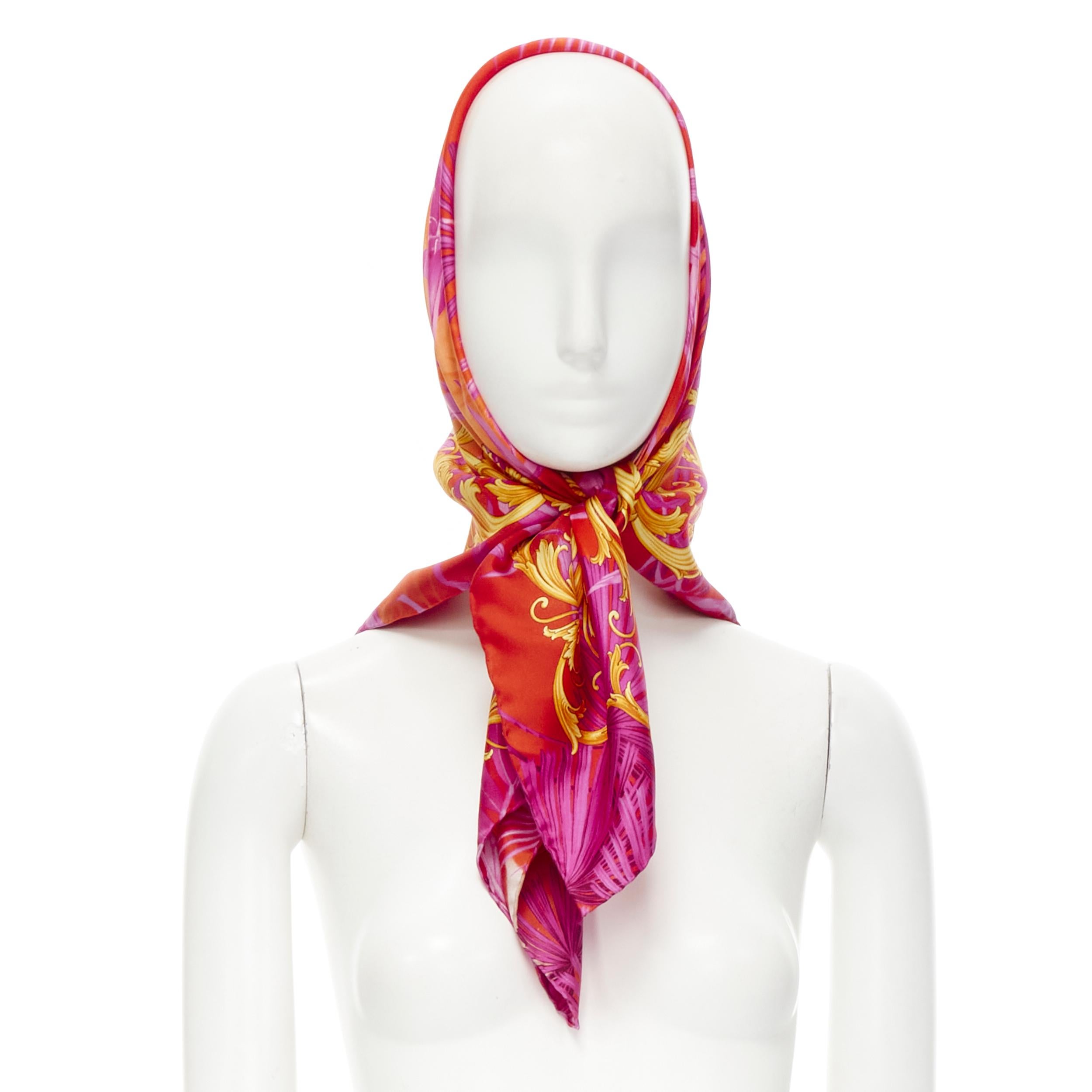 versace scarf pink
