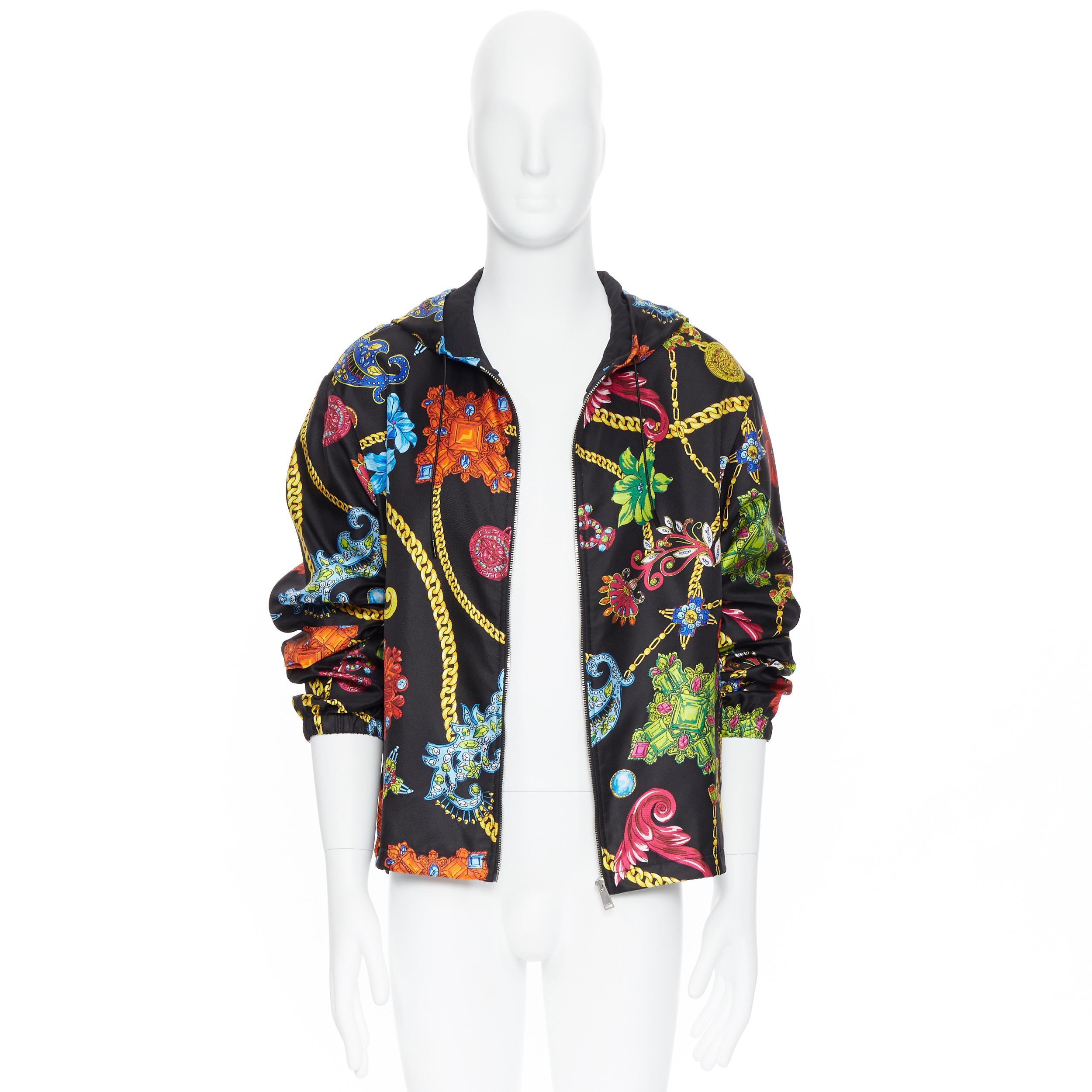 versace floral jacket