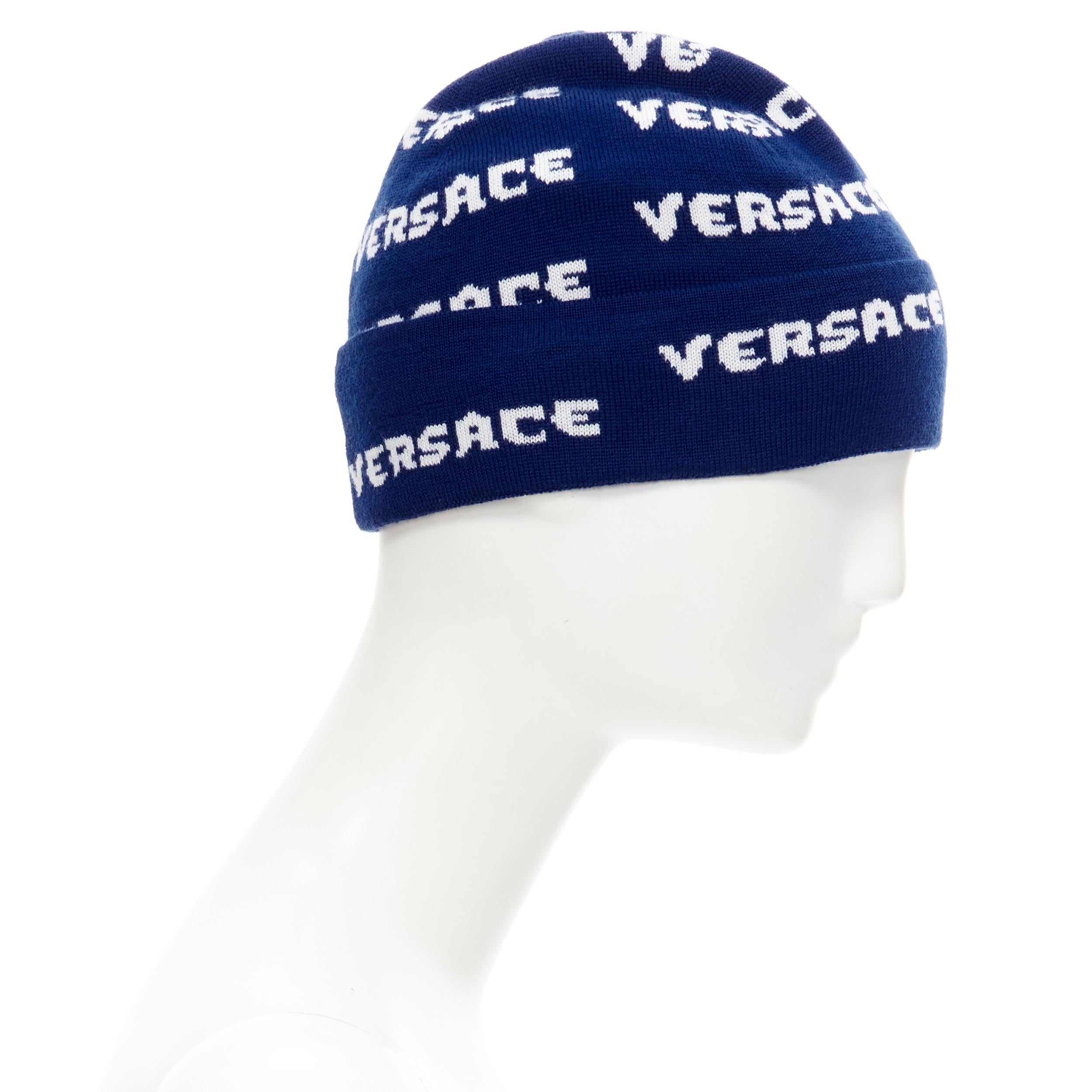 logo monogram beanie hat 