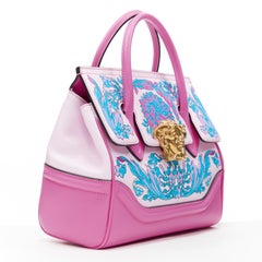 new VERSACE 2019 Palazzo Empire Small Technicolor Baroque pink Medusa bag
