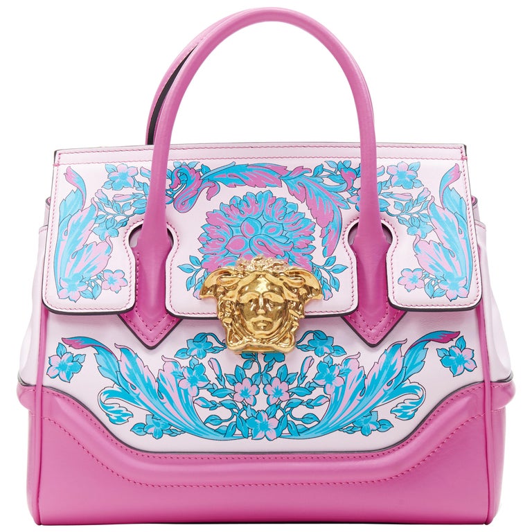 new VERSACE 2019 Palazzo Empire Small Technicolor Baroque pink Medusa bag  at 1stDibs | versace medusa bag pink