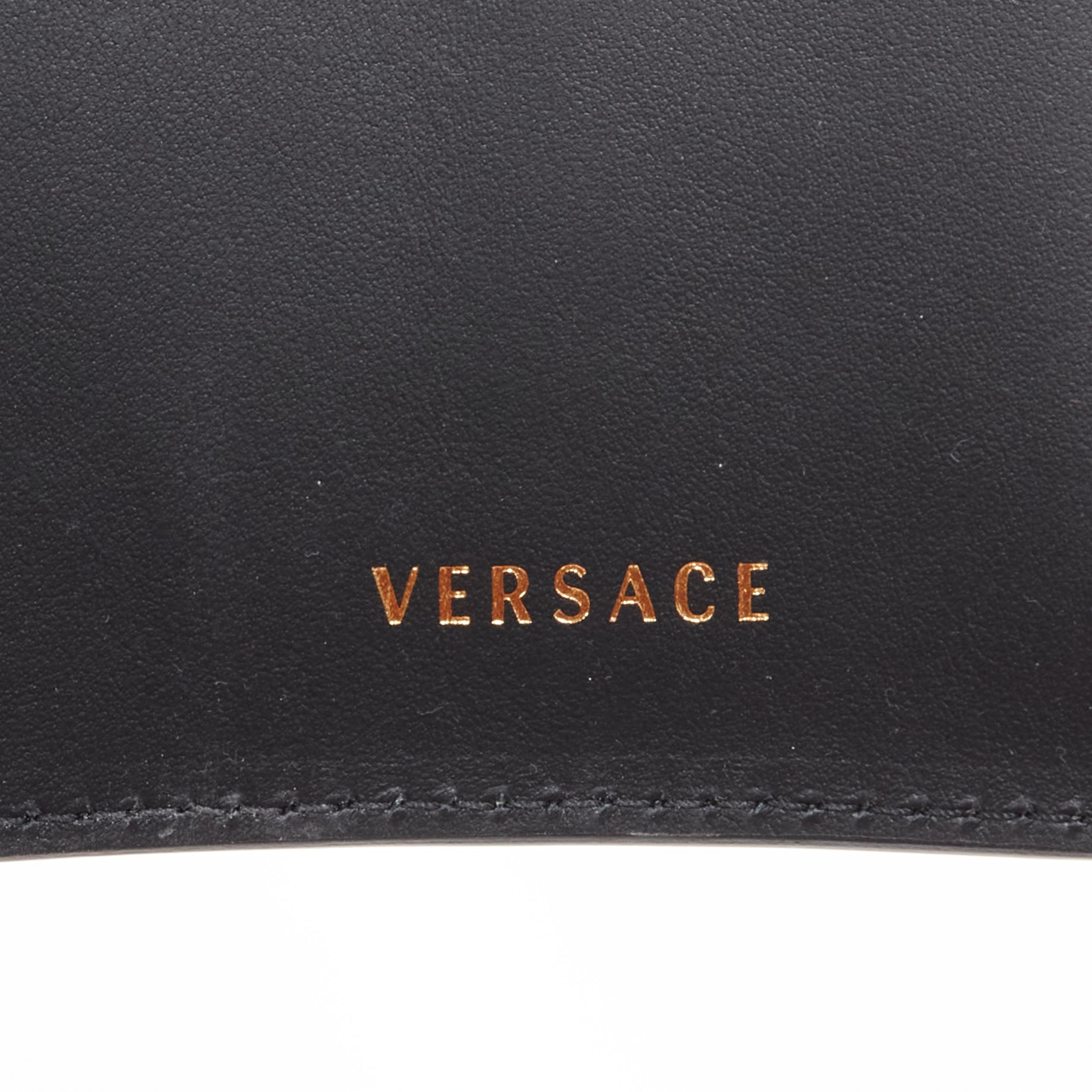 new VERSACE 2019 Runway black gold Medusa multipocket harness arm bag Rare 1