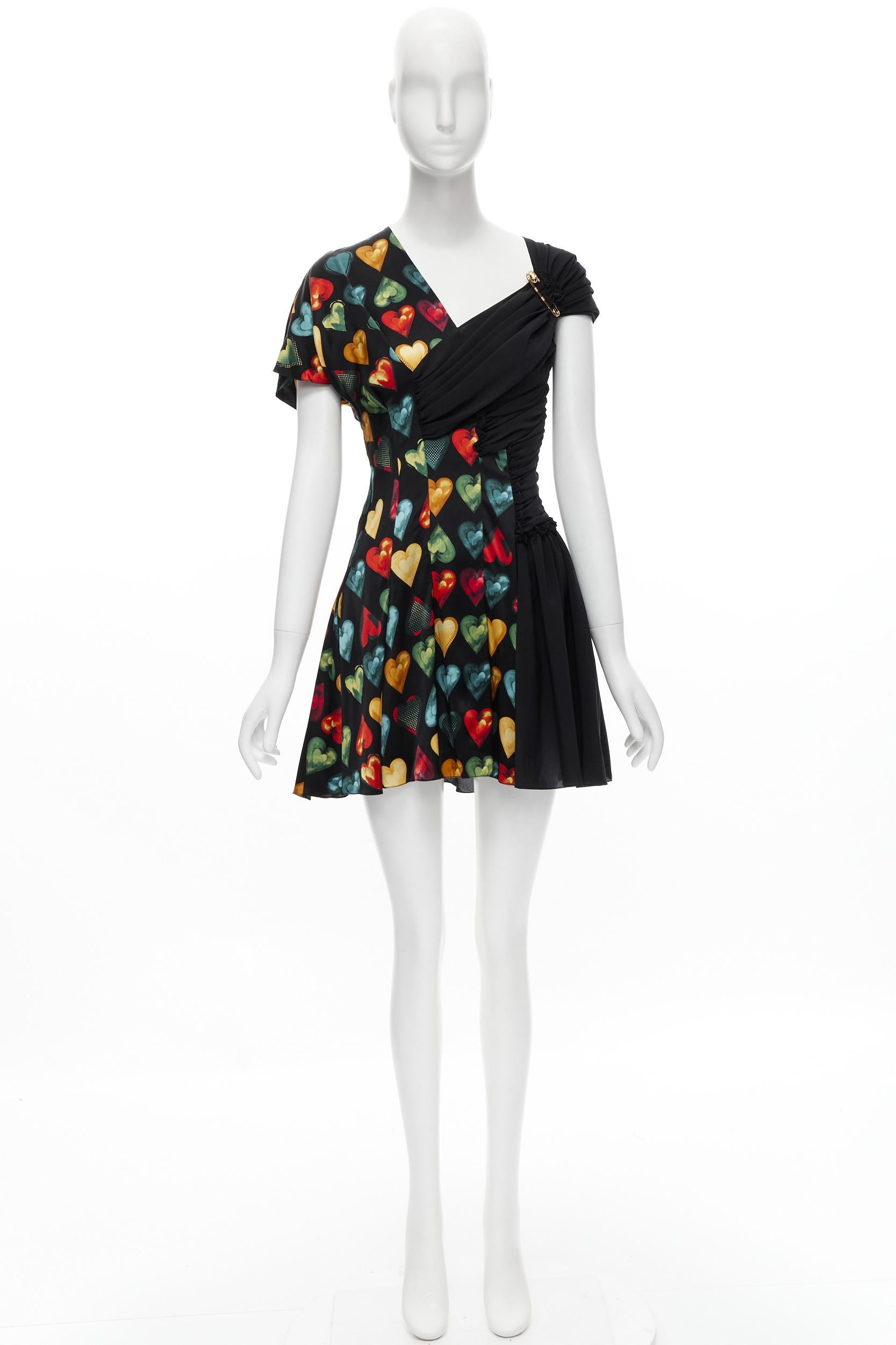 versace heart dress