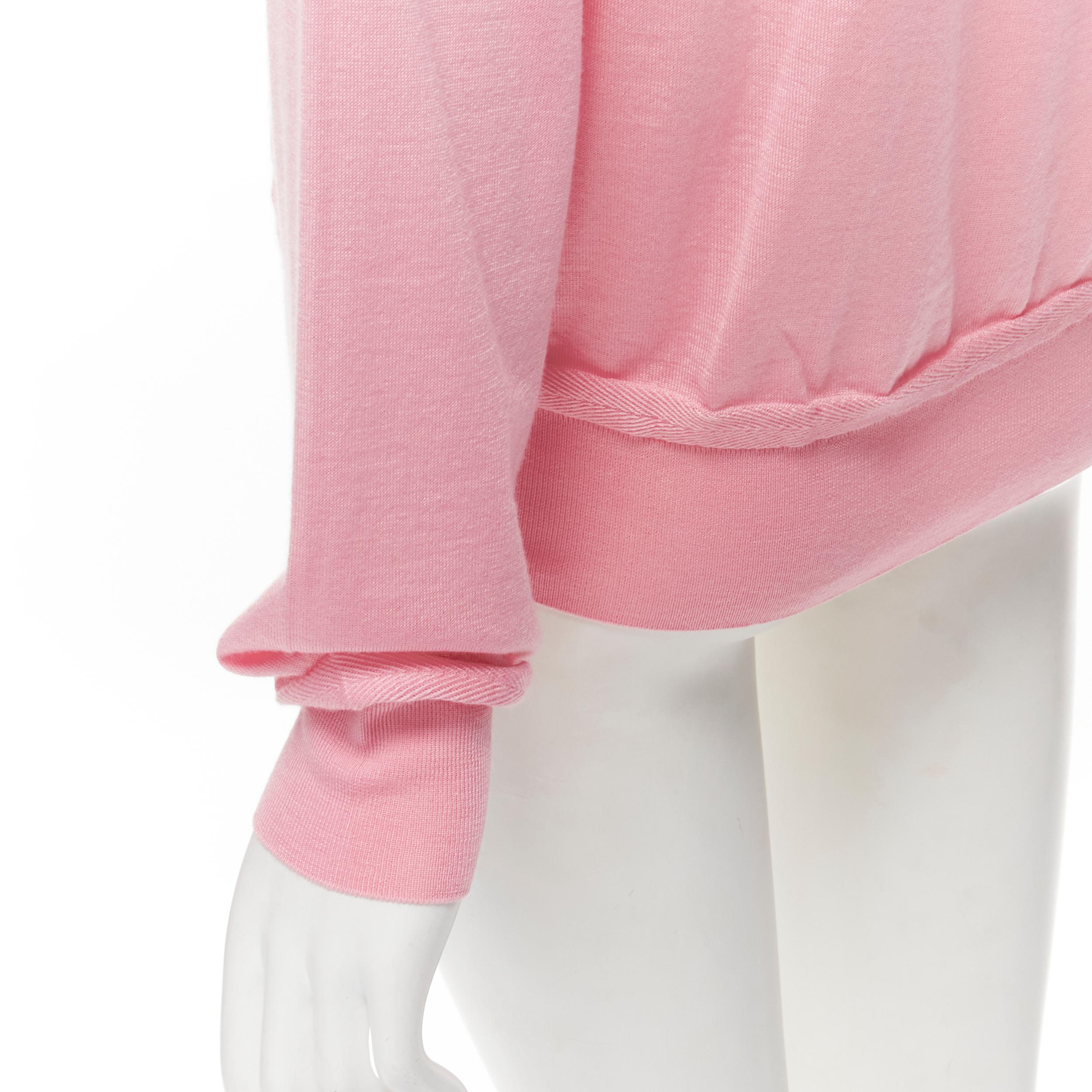 Neu VERSACE 2020 Medusa Strickjacke mit Knöpfen aus rosa Wolle, Kaschmir und Seide IT42 M im Angebot 3