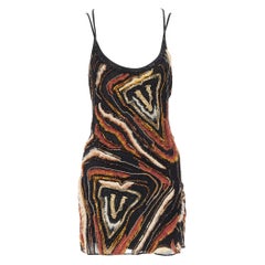 Neu VERSACE 2020 Laufsteg Virtus Animalier Perlenbesetztes Kleid IT40 S $7800