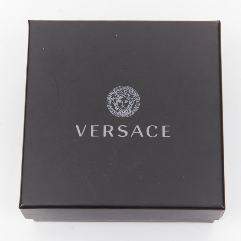 new VERSACE 2021 Runway Tresor De La Mer pink enamel gold Greca ...