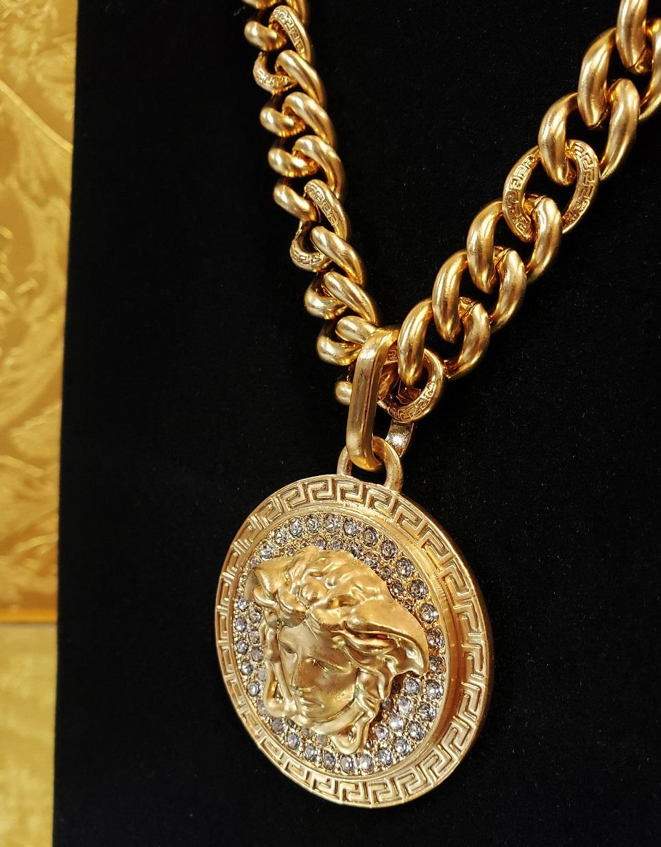 versace 24k gold chain