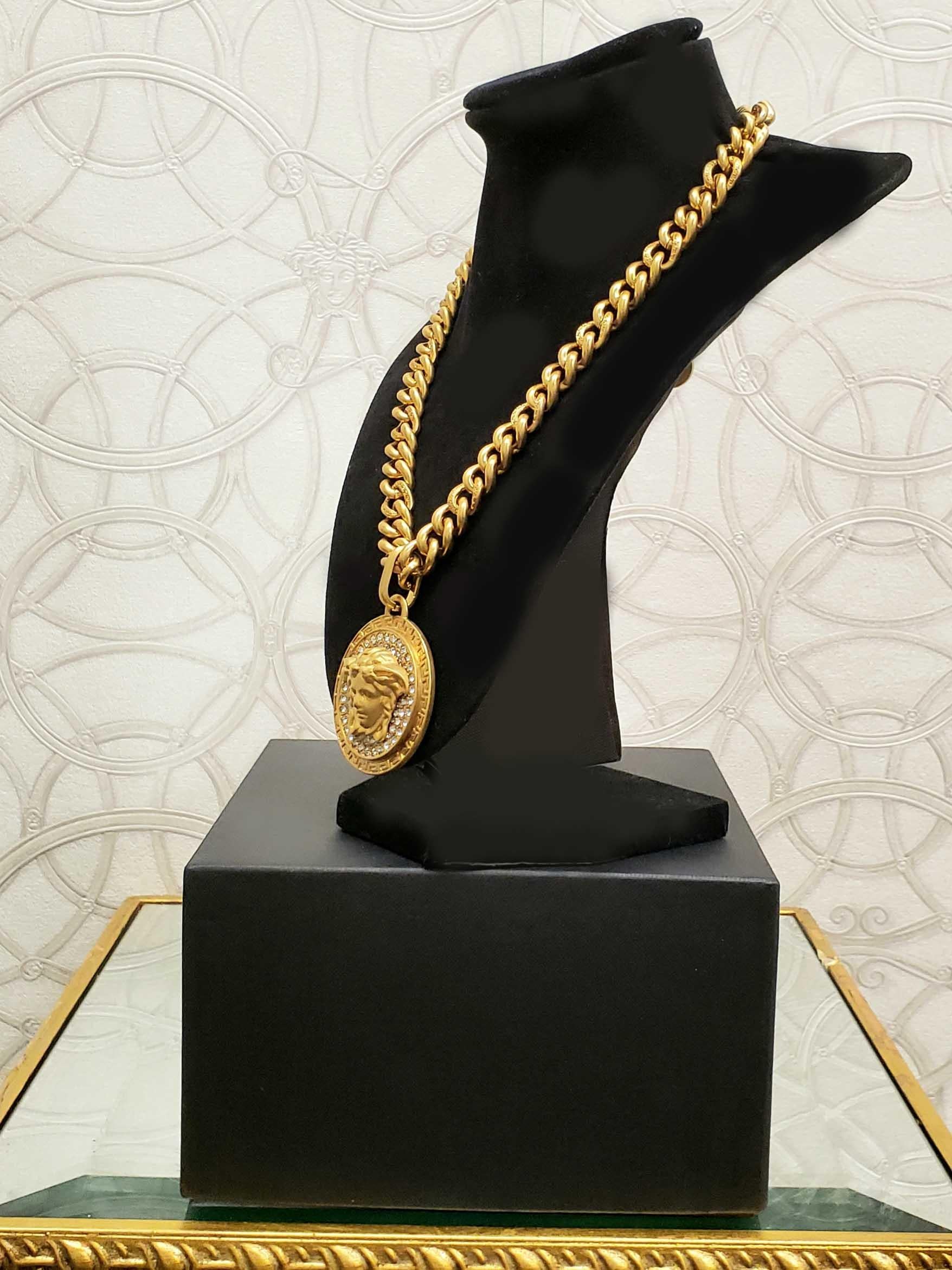 24k versace gold chain