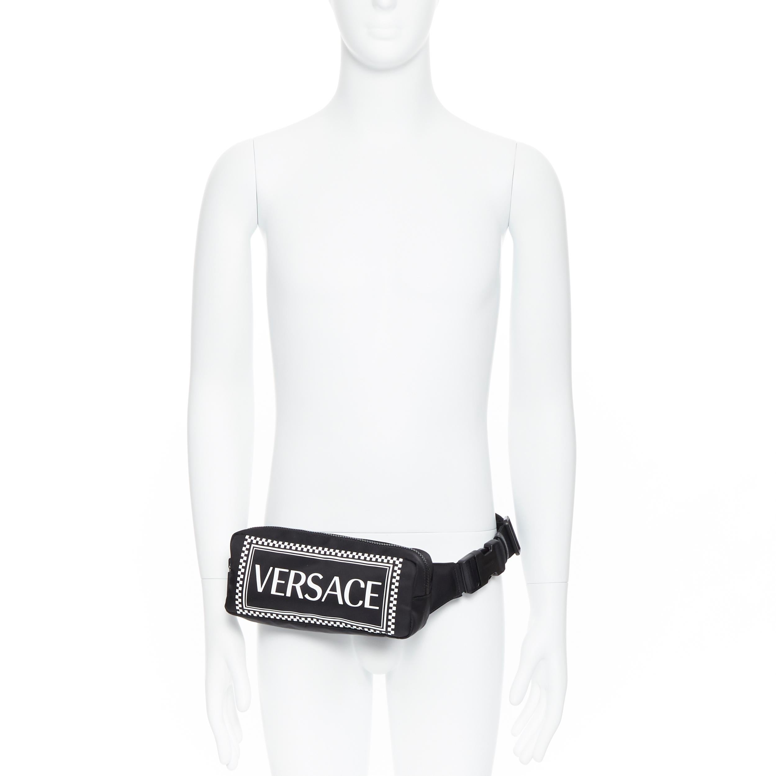 versace nylon belt bag
