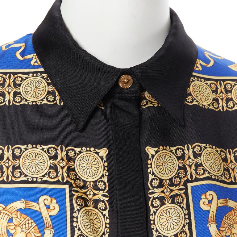 new VERSACE AW18 Pillow Talk Runway leopard baroque belted dress robe IT46 XL at 1stDibs