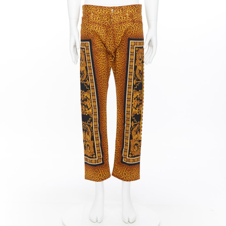 side split pants black