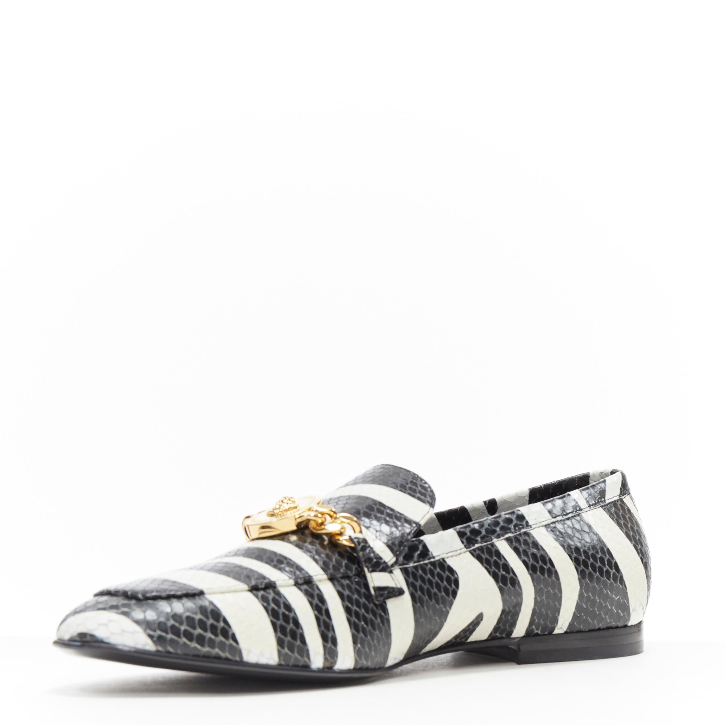 zebra loafers