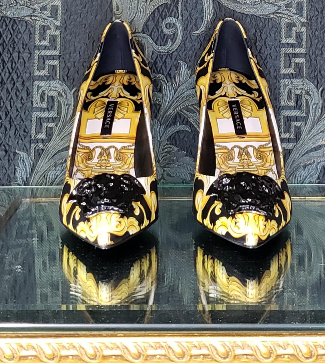 versace baroque heels
