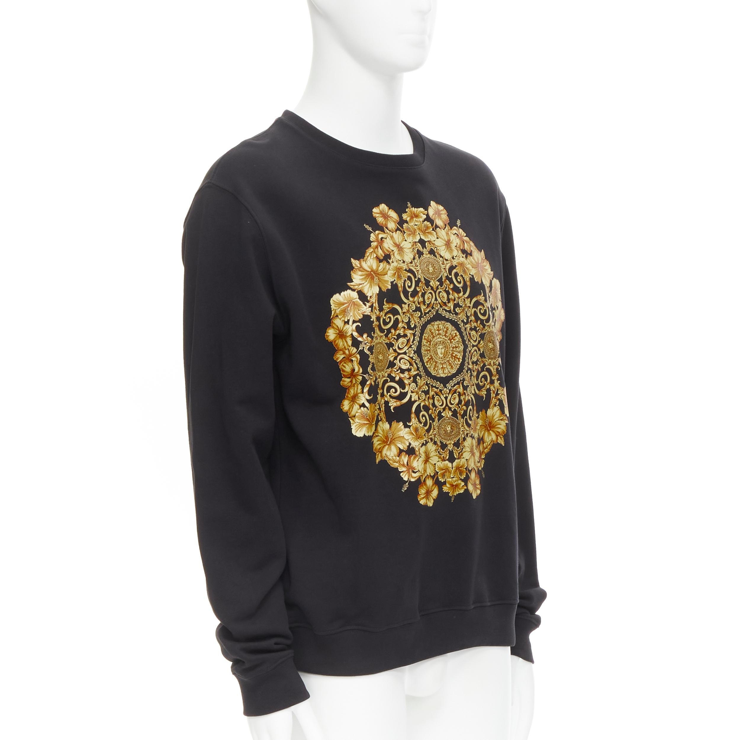 versace jumper black and gold