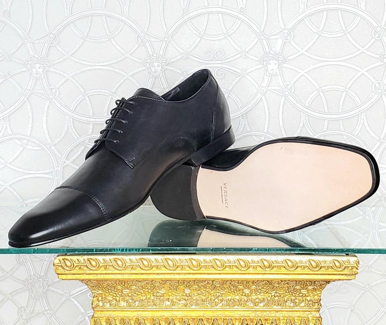 Versace Black Leather Loafer main image 0