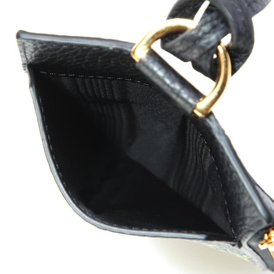 NEU Versace Schwarz Pop Medusa Leder Hals Kartenetui Crossbody Tasche 1