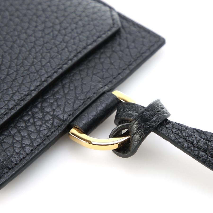 NEU Versace Schwarz Pop Medusa Leder Hals Kartenetui Crossbody Tasche 3