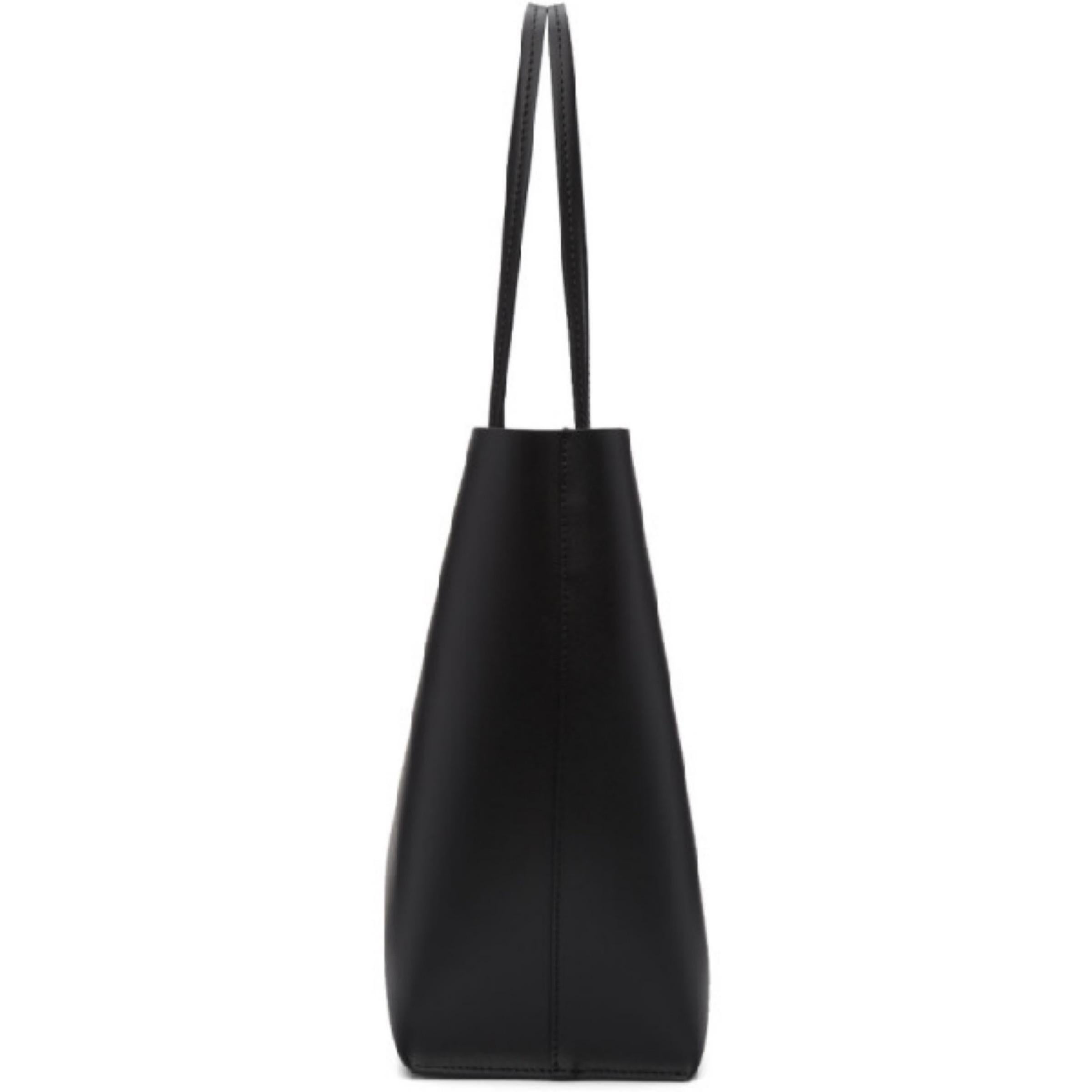 NEU Versace Schwarze Saffiano Palazzo Medusa Kopf Leder Shopper Umhängetasche im Angebot 2