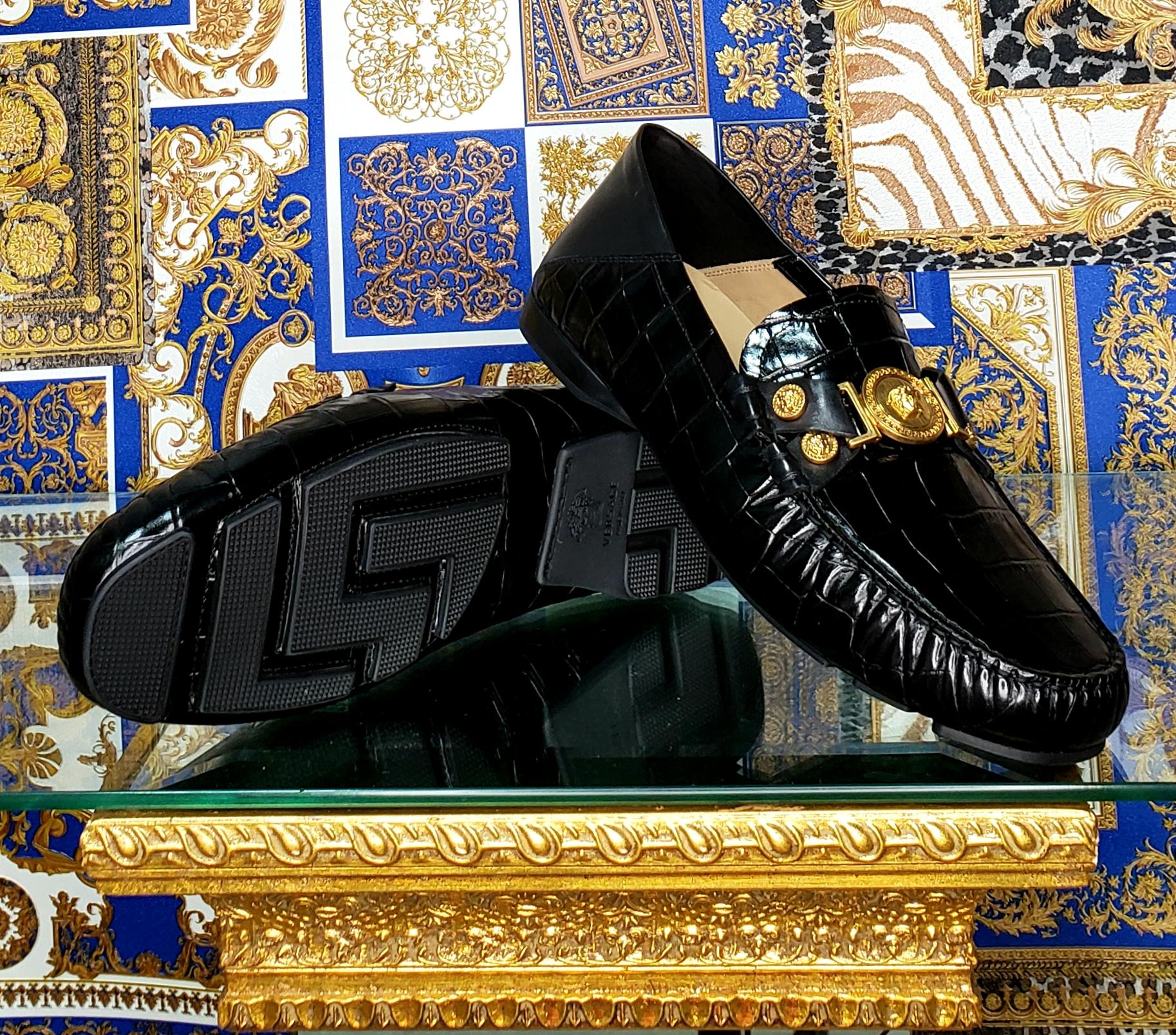 versace crocodile shoes