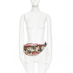 new VERSACE Butterfly Starfish Baroque mixed print Medusa coin zip waist bag