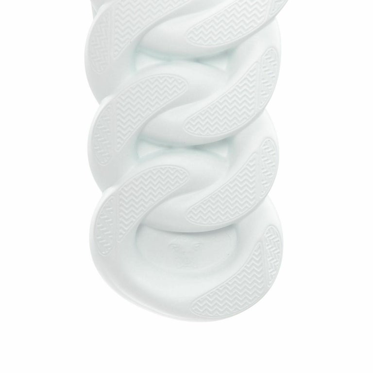 new VERSACE Chain Reaction Wild Zebra black white striped sneaker EU43