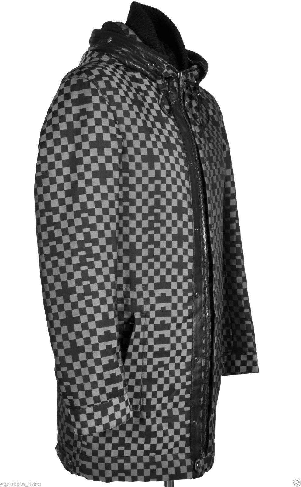 checkered jacket with hood