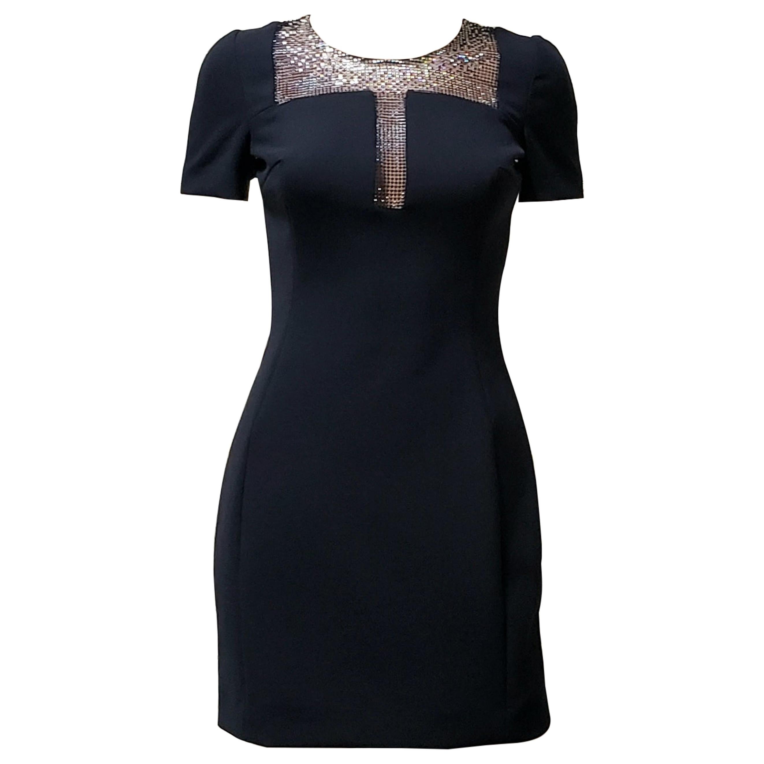 New VERSACE COLLECTION CRYSTAL EMBELLISHED DRESS 40 - 4