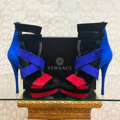 New Versace Color Block Platform Shoes 39 - 9
