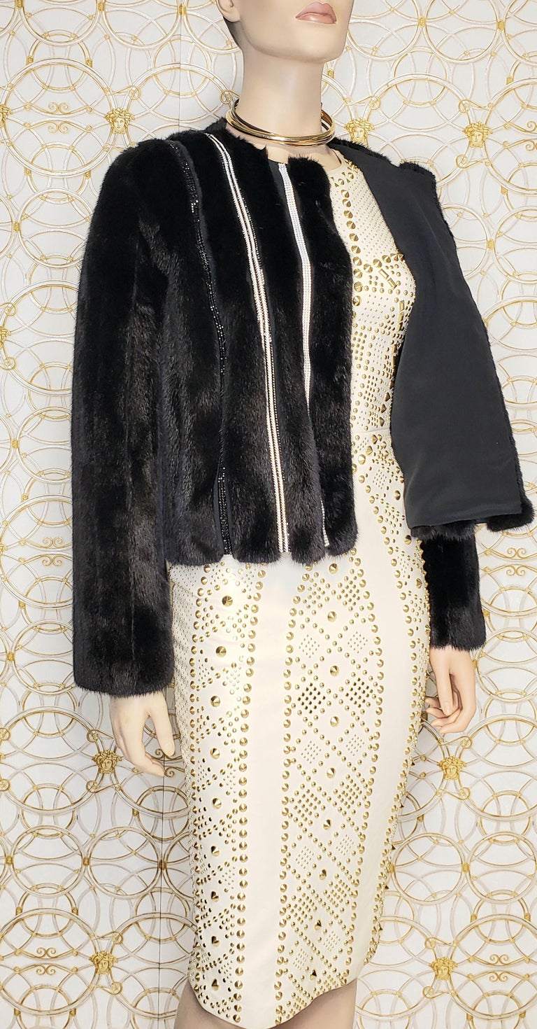 Embellished Jacket Versace Crystal Jacket NEW VERSACE CRYSTAL