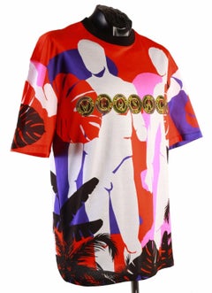 NEW VERSACE CUBA PRINT T-SHIRT for MEN size M