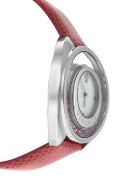 New Versace Destiny Spirit 86Q951MD497 S111 Floating Crystals Diamond Watch