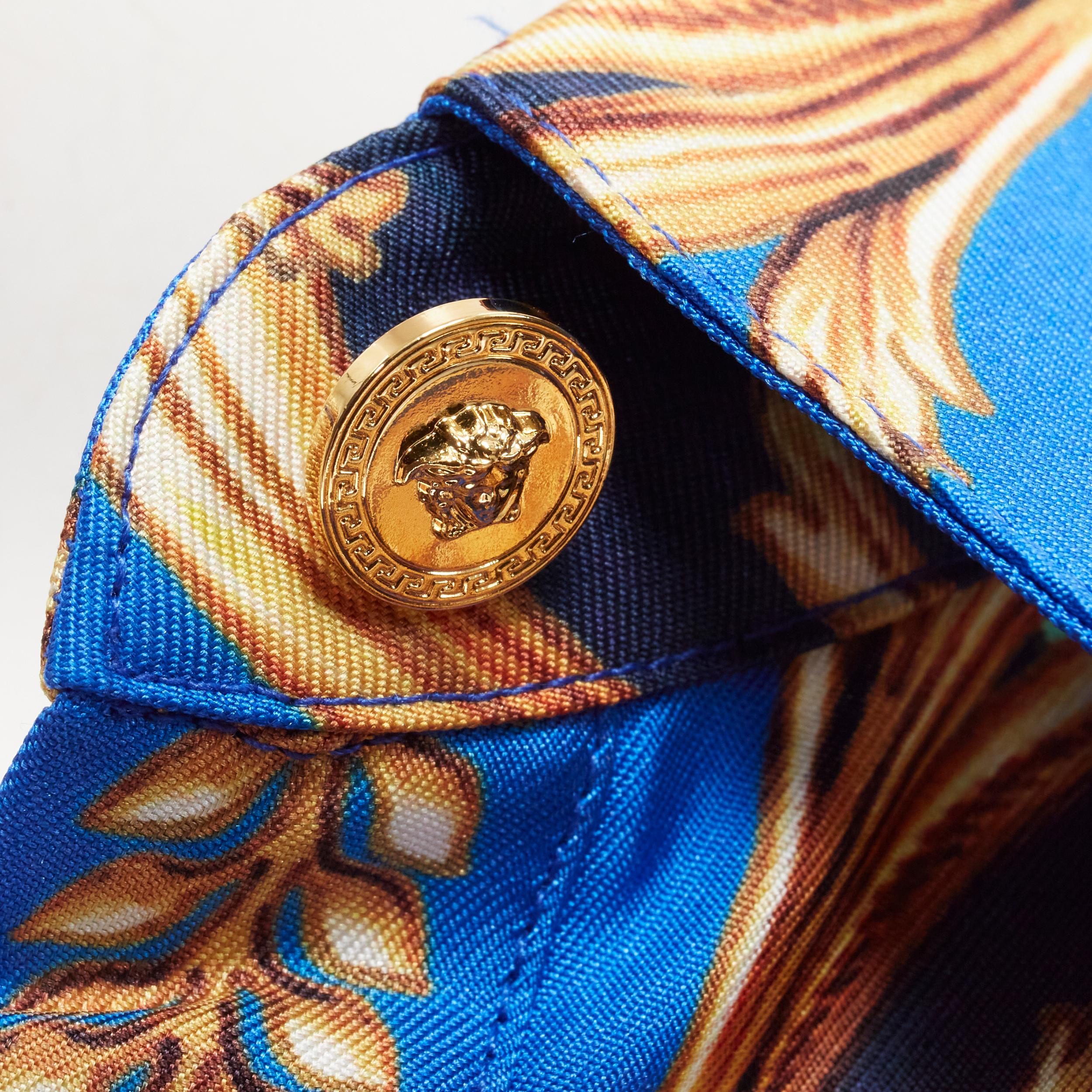 new VERSACE DISNEY 2020 Limited Edition Cinderella Baroque silk shirt IT40 S In New Condition In Hong Kong, NT
