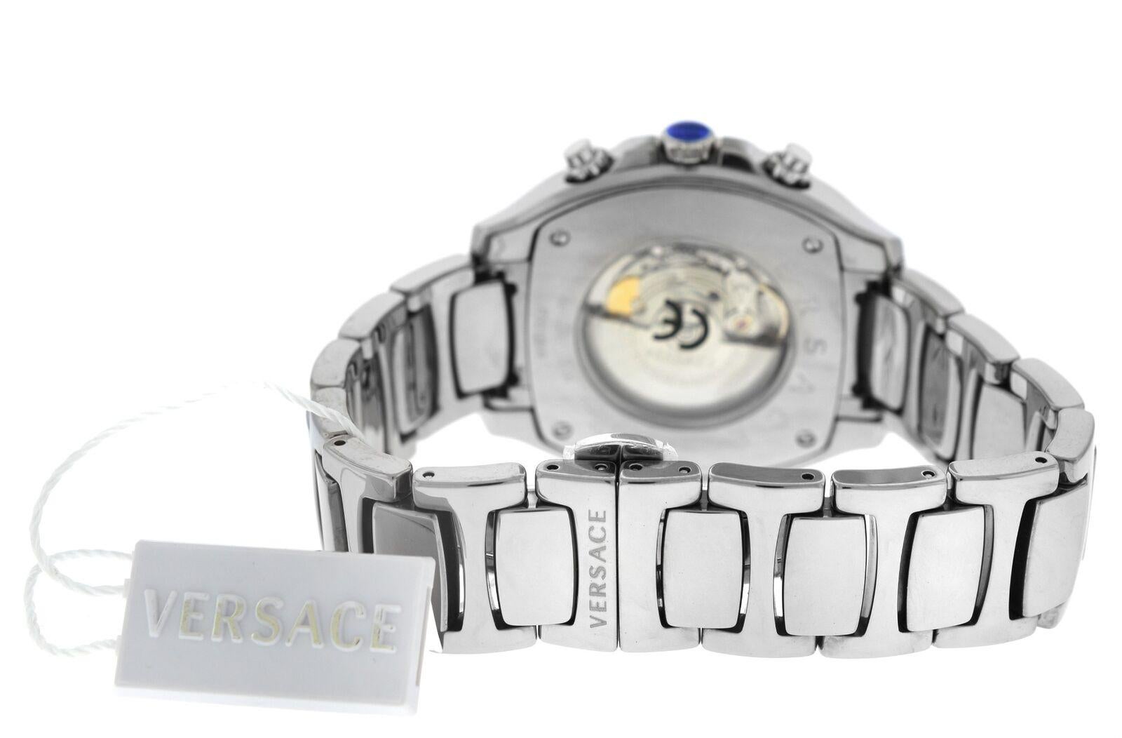 Modern New Versace DV One Skeleton  Limited Ceramic Chronograph Watch For Sale