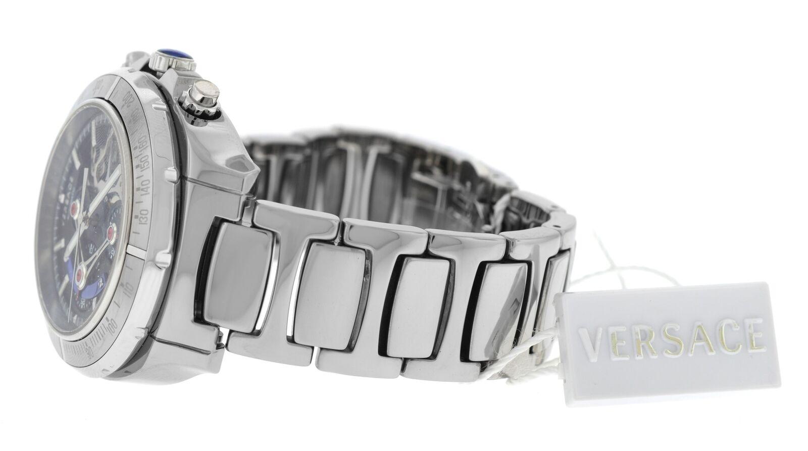 New Versace DV One Skeleton  Limited Ceramic Chronograph Watch In Excellent Condition For Sale In New York, NY