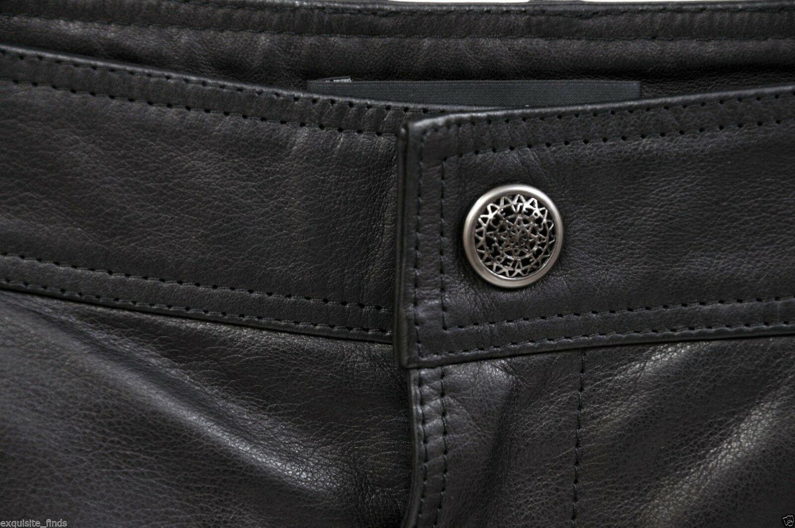 leather fringe pants mens