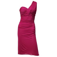 New VERSACE FUCHSIA PINK DRESS 40 - 4
