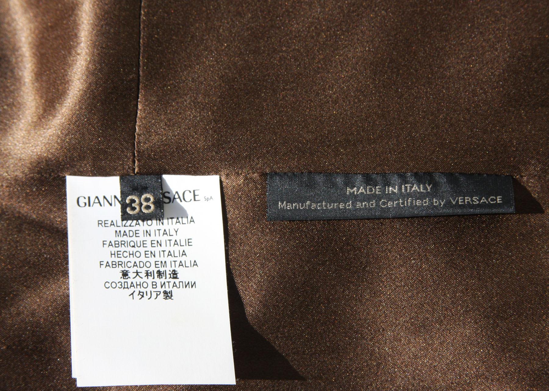 New Versace Fur Mink Leopard Print Coat It. 38 For Sale 1
