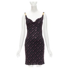 Versace Slip Dress - 31 For Sale on 1stDibs  capri diamonte slip dress,  capri diamante slip dress, donatella versace 100th vogue dress