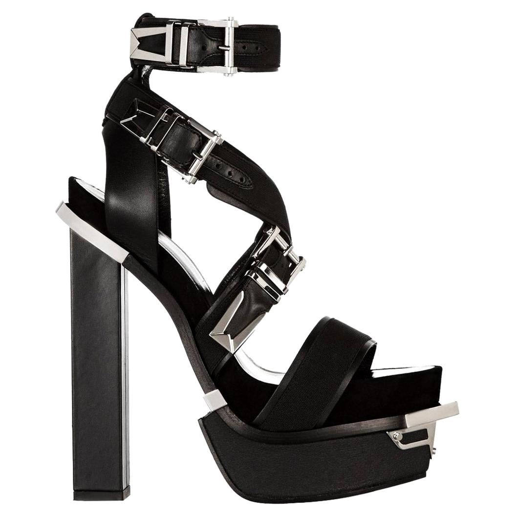 versace triple platform heels