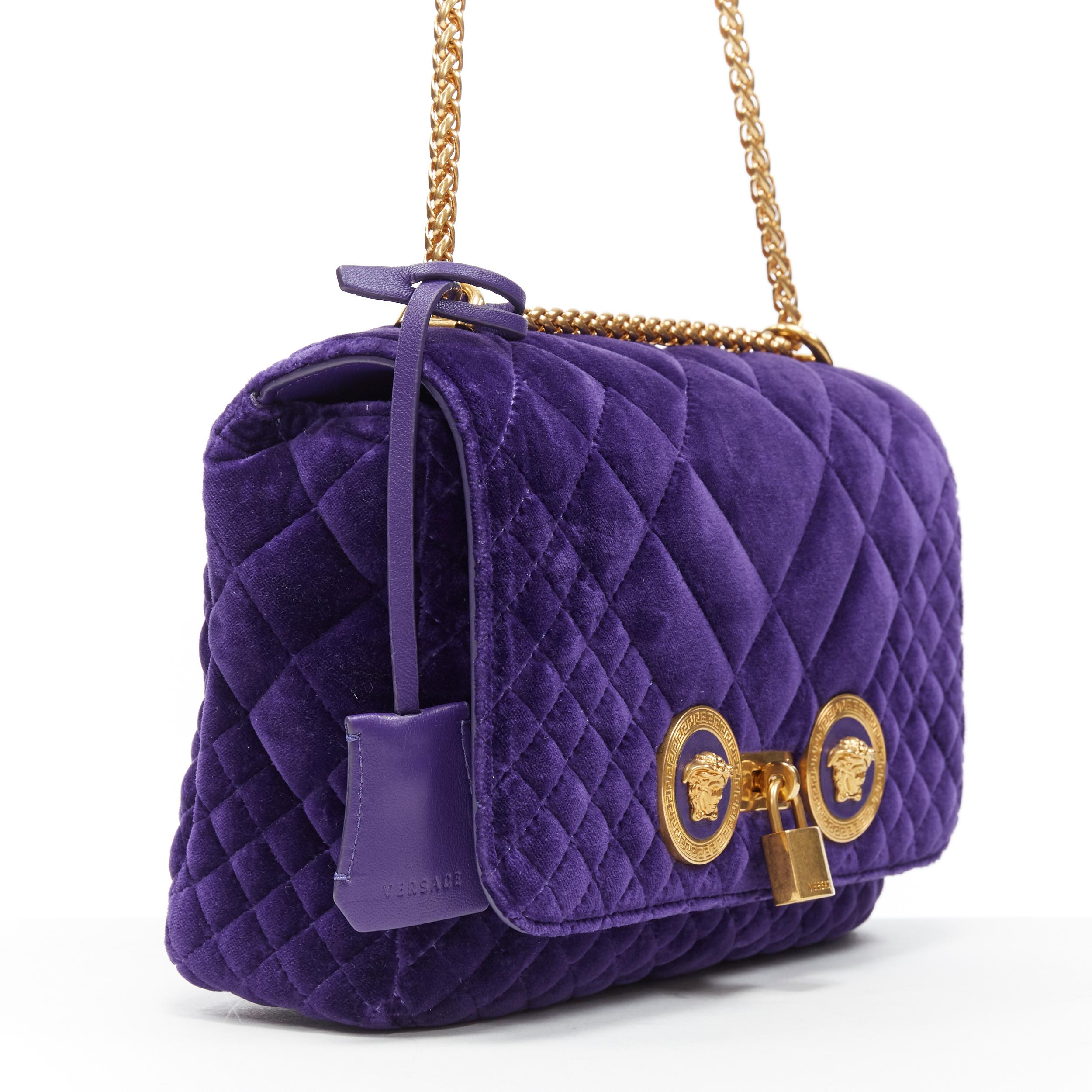 versace velvet bag