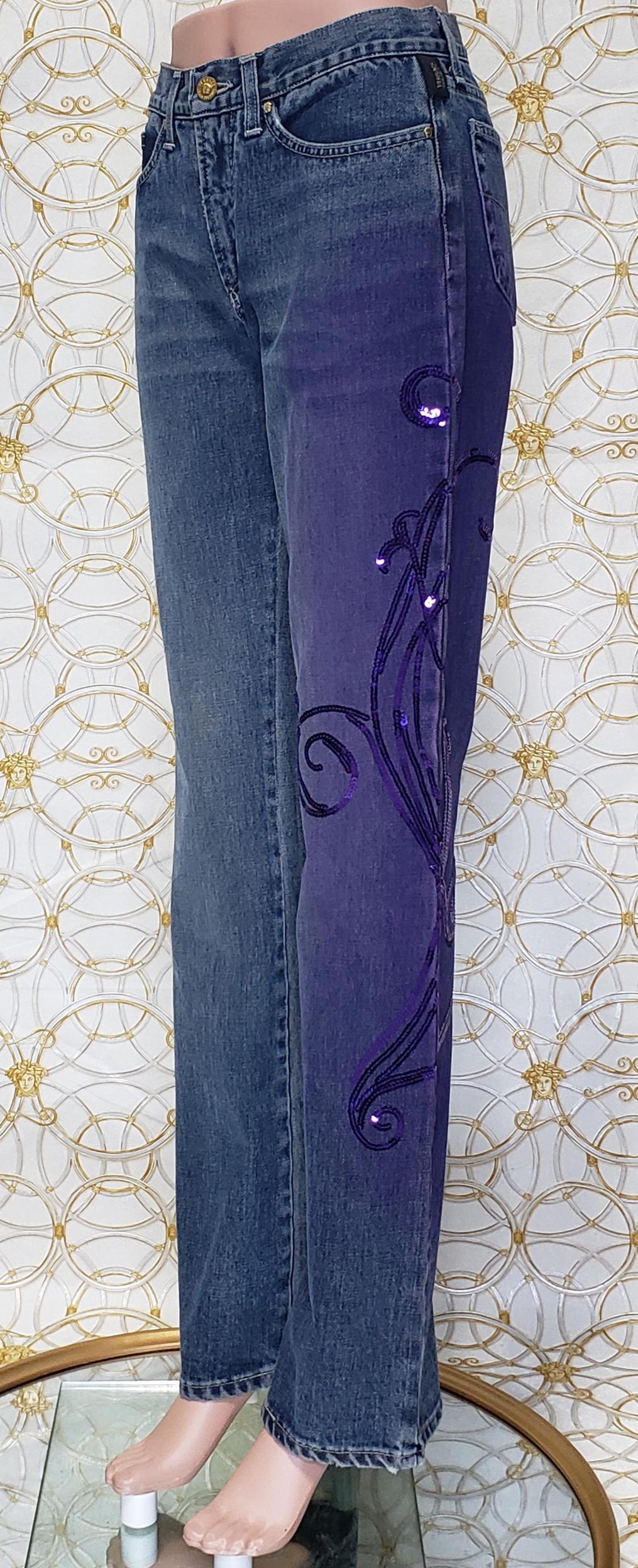 purple jeans size 42