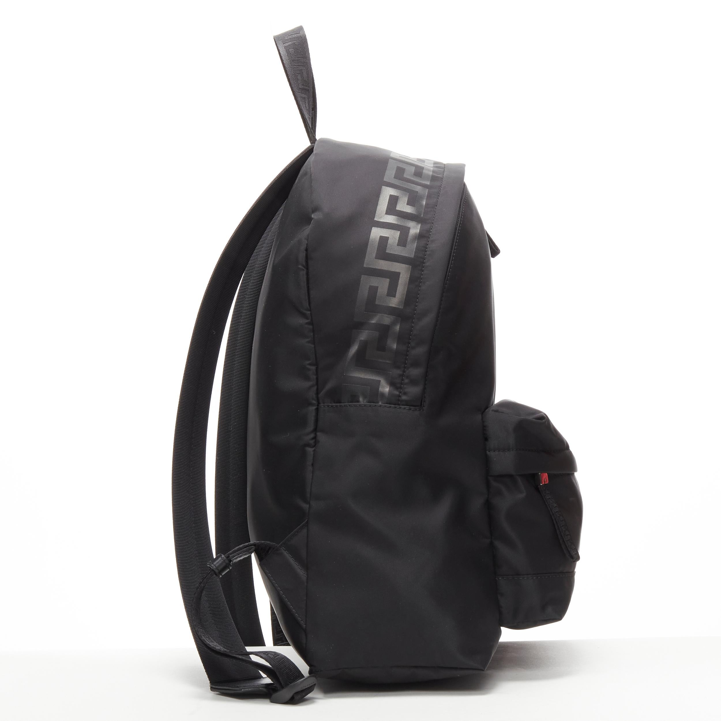 black versace backpack