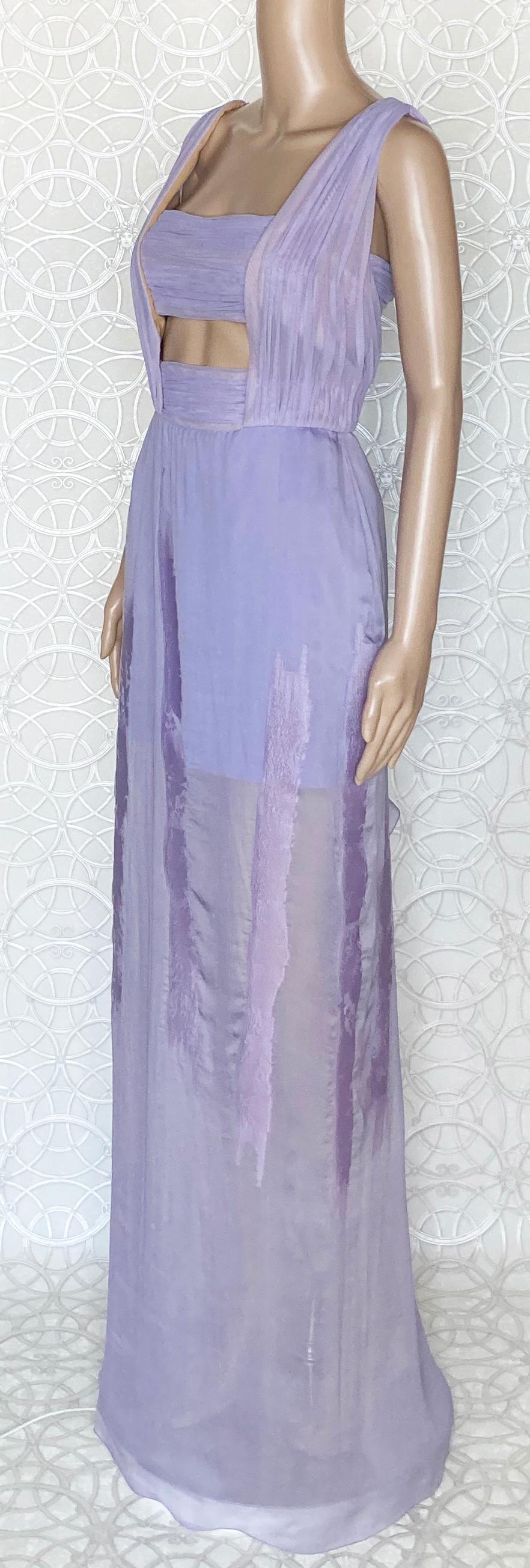 lilac long dress