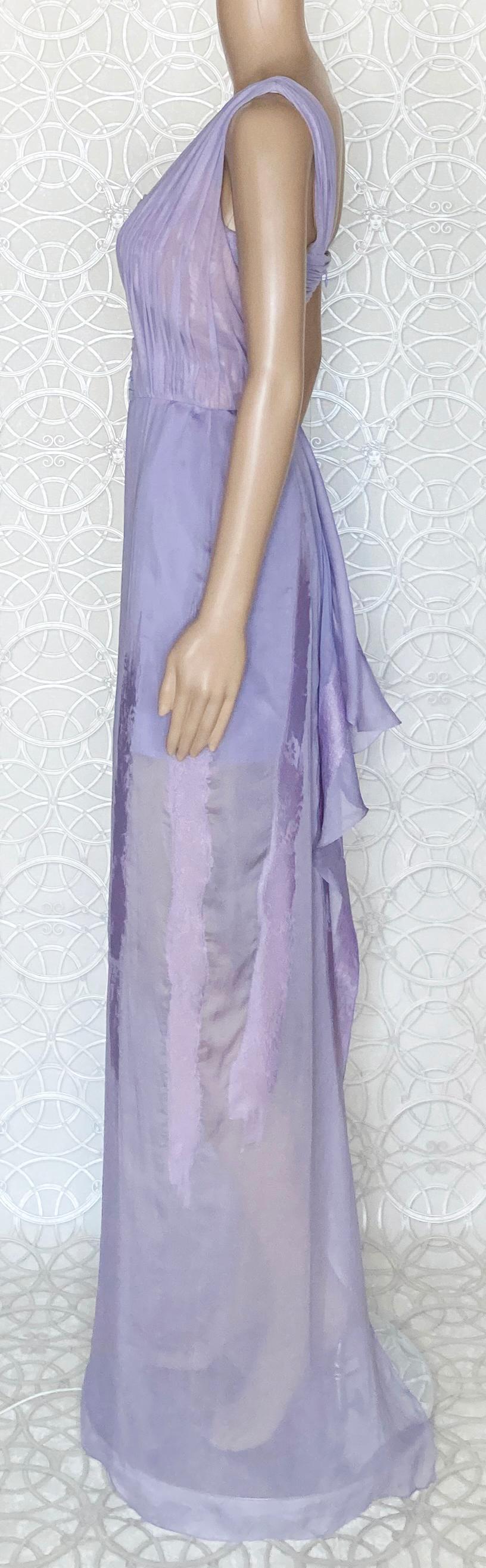 versace lilac dress