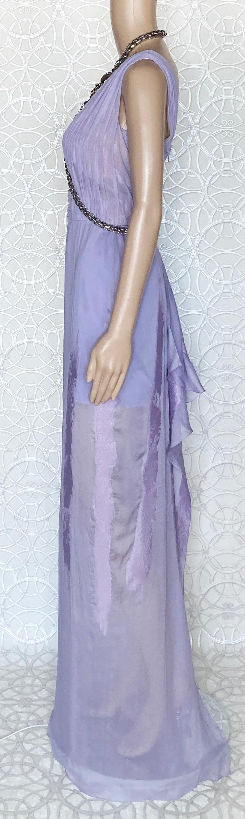 lilac long dress