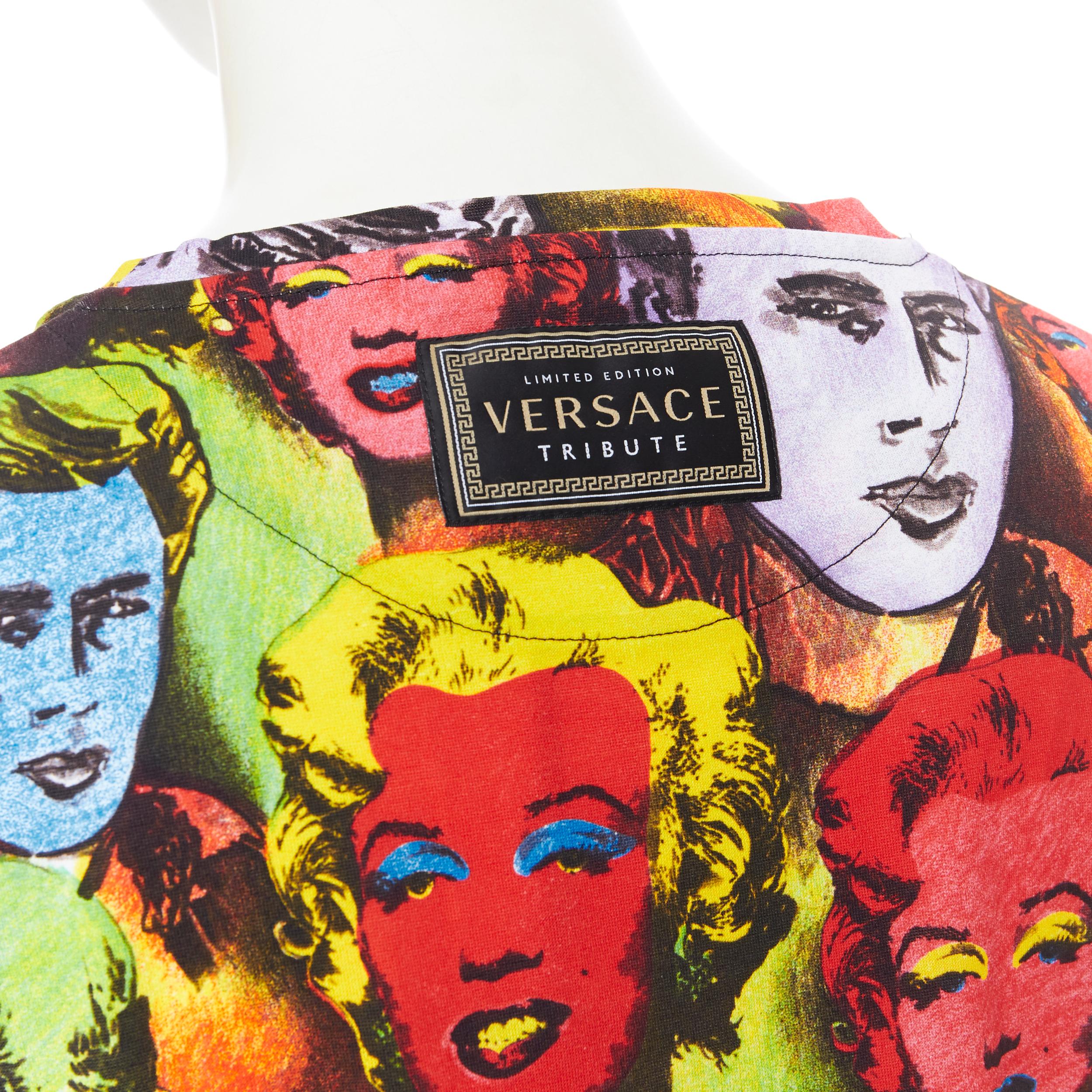 new VERSACE Limited Edition Tribute Warhol SS1991 crystal Monroe t-shirt M 2